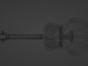 Acoustic Guitar Model 3D