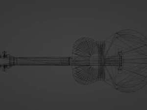 Acoustic Guitar 3D Model