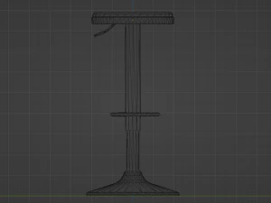 Bar Stool 3D Model