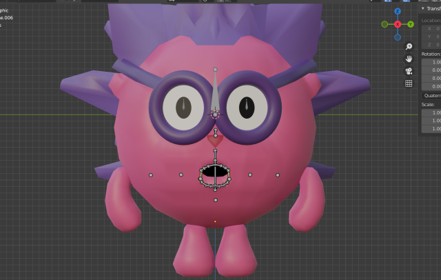 Cartoon character 3D Model .c4d .max .obj .3ds .fbx .stl .blend 