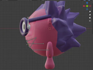 Cartoon character 3D Model