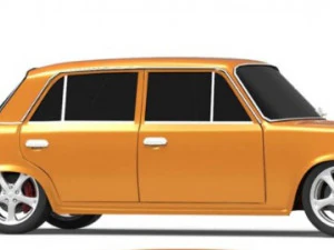 कार VAZ 2101 कोपेइका 3D मॉडल