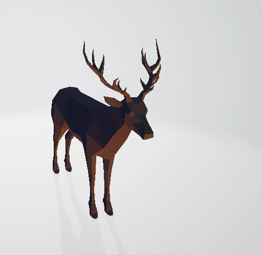 Deer 3D Model .c4d .max .obj .3ds .fbx .stl .blend 