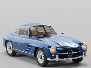 Mercedes benz 300 SL 3D 模型