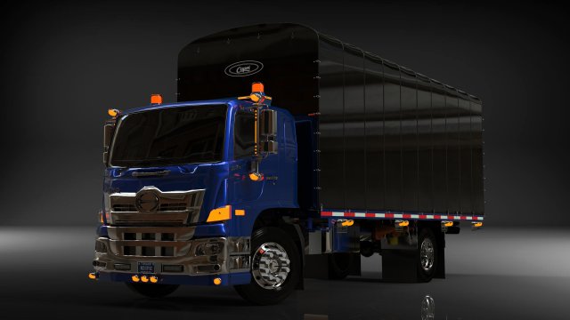 Hino GH 2014 3D Model .c4d .max .obj .3ds .fbx .stl .blend 