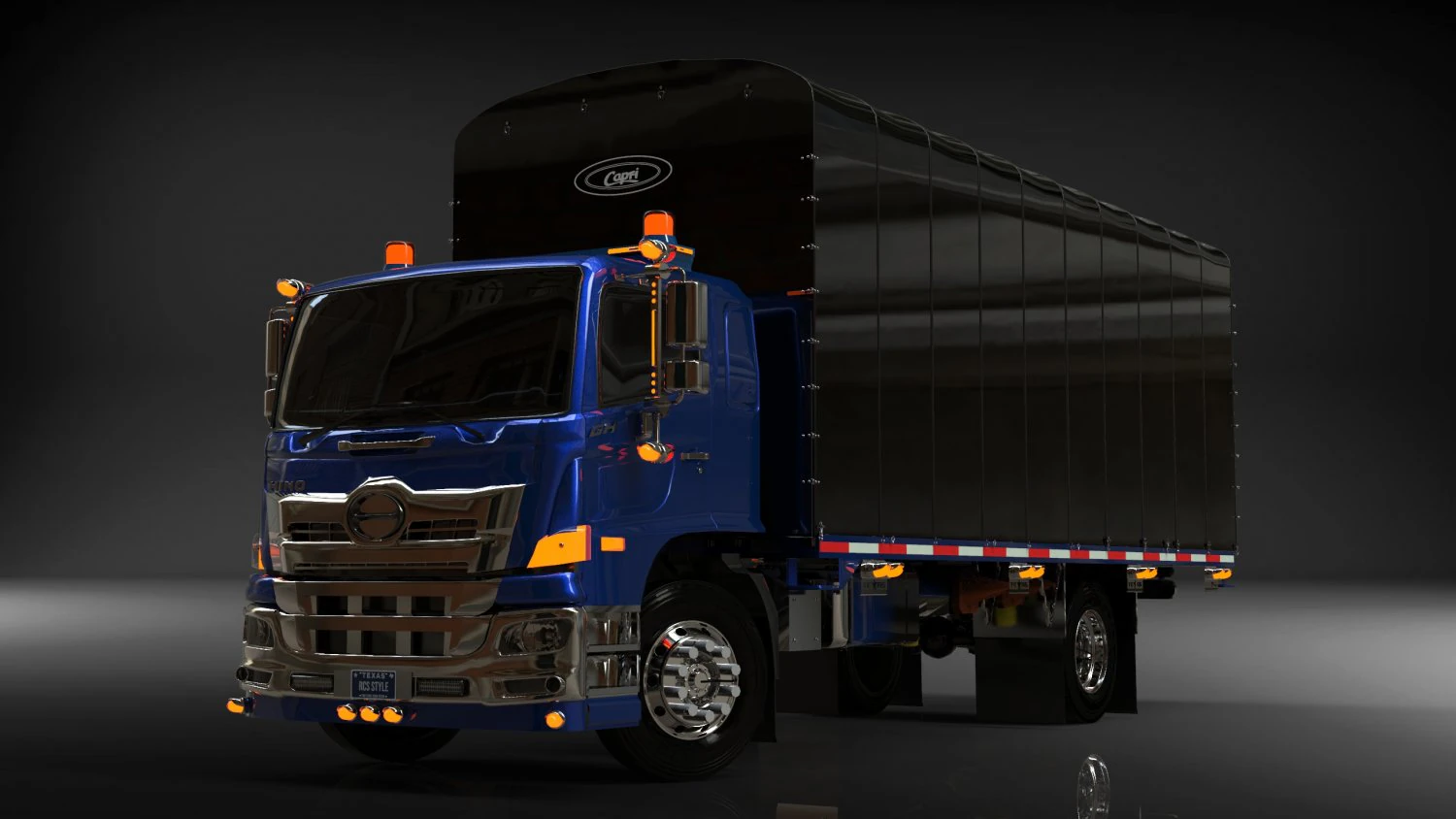 Hino GH 2014 3D Model .c4d .max .obj .3ds .fbx .stl .blend 