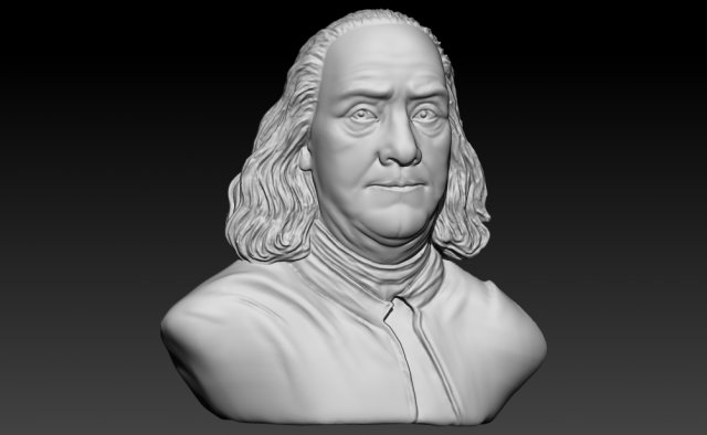Benjamin 3D-printmodel .c4d .max .obj .3ds .fbx .stl .blend 