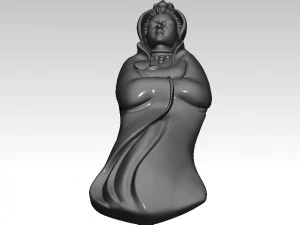 Lady Budha 3D Print Model