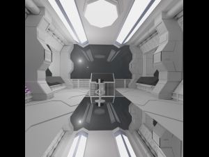 Space cabin Modelo 3D
