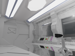 Space cabin 3D Модель