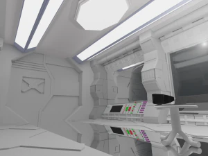 Space cabin 3D Model