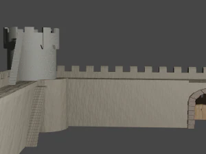 Castlewall 3D Model