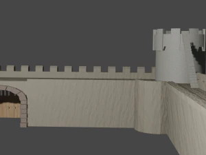 Castlewall 3D Model