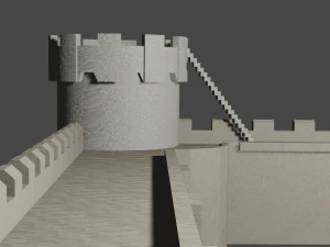 Castlewall 3D Model