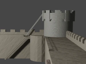 Castlewall 3D Model