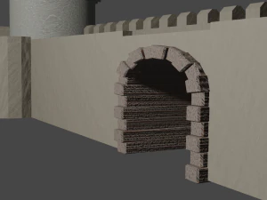 Castlewall 3D Model