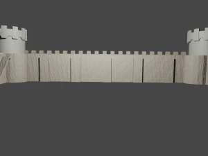 Castlewall 3D Model