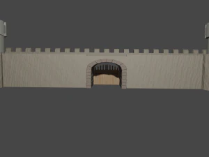 Castlewall 3D Model