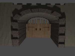 Castlewall 3D Model