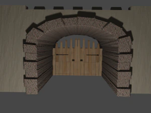 Castlewall 3D Model