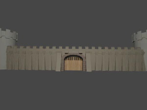 Castlewall 3D Modell