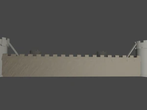 Castlewall 3D Model