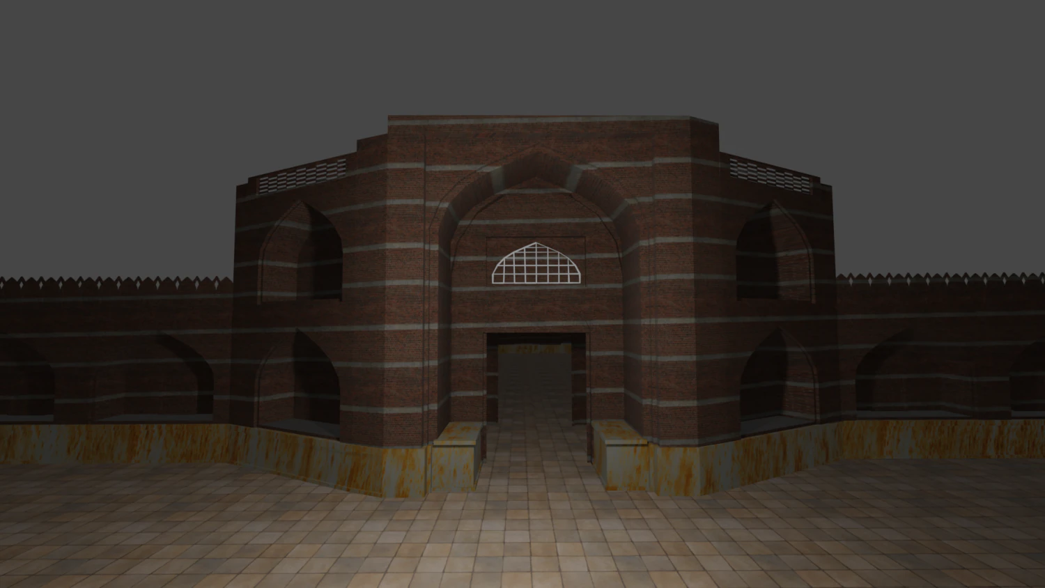 Caravanserai 3D Model .c4d .max .obj .3ds .fbx .stl .blend 