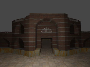 कारवां सराय 3D मॉडल