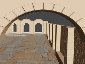 Castle Yard 3D Модель