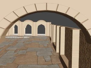 Castle Yard 3D Model