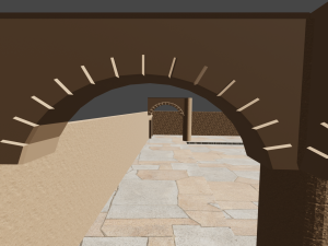 Castle Yard 3D Модель