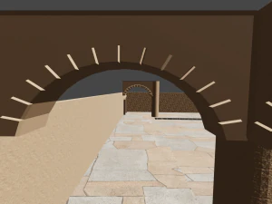 Castle Yard 3D Model