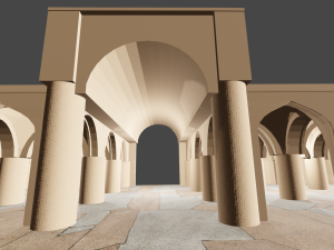 Castle Yard 3D Модель