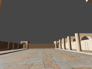 Castle Yard 3D Model