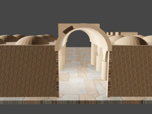 Castle Yard 3D Model