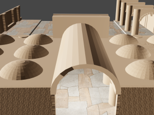 Castle Yard 3D Модель