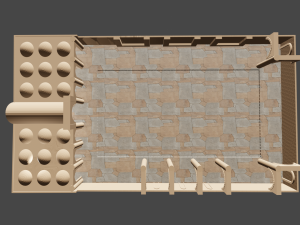 Castle Yard 3D Модель