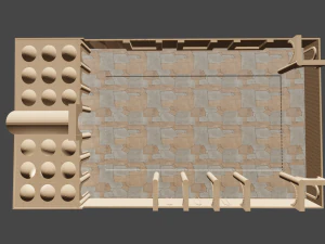 Castle Yard 3D Model