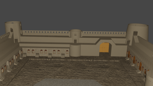 Castle 3D Модель .c4d .max .obj .3ds .fbx .stl .blend 