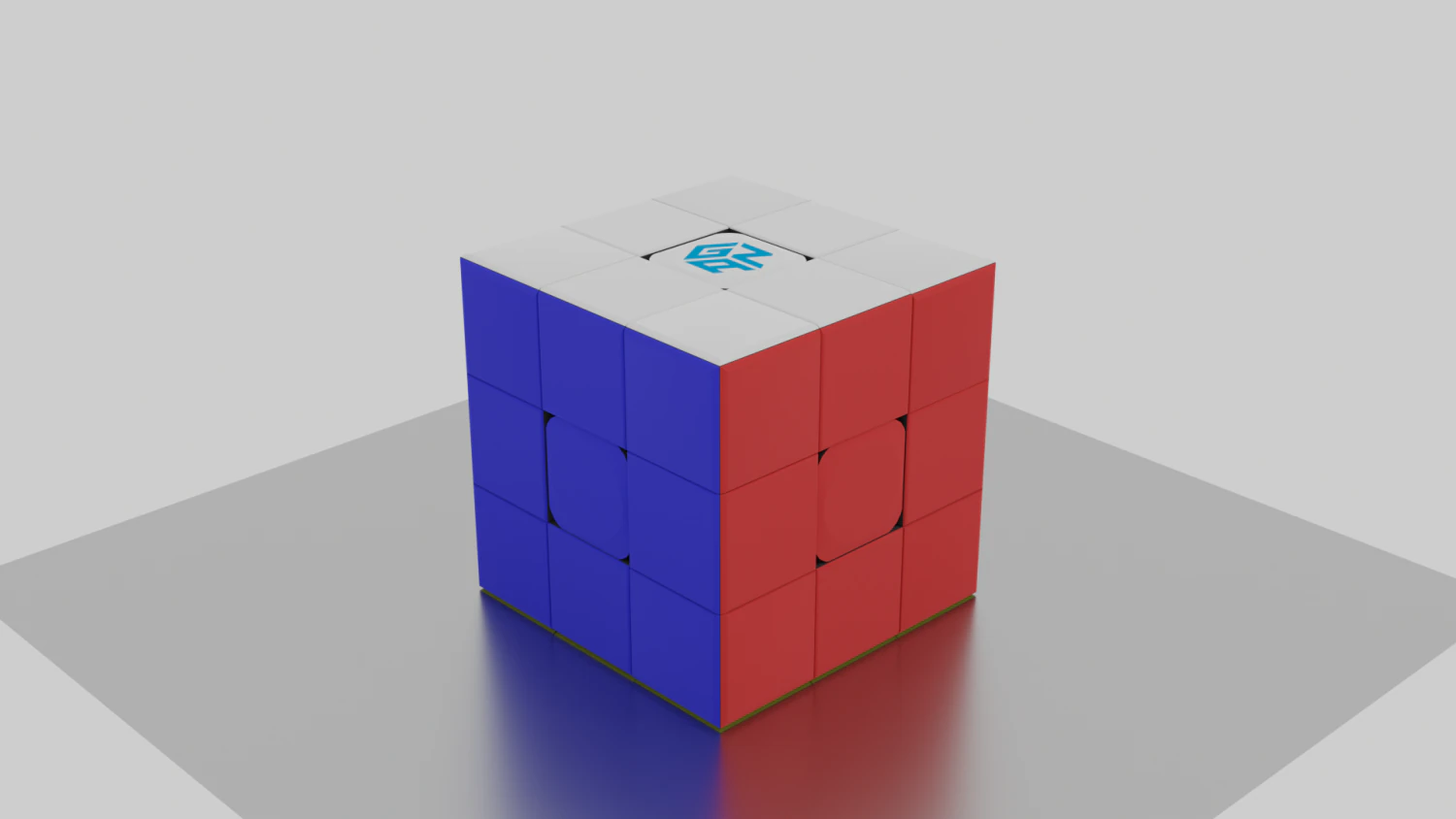 Rubiks cube from gan 3D Model .c4d .max .obj .3ds .fbx .stl .blend 
