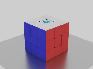 Rubiks cube from gan 3D Model