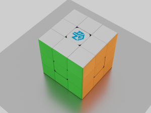 Rubiks cube from gan 3Dモデル