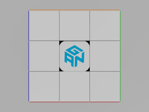 Rubiks cube from gan 3Dモデル