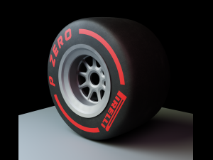 Wheel for formula 1 car 3D-Modell