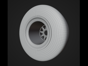 Wheel for formula 1 car 3D-Modell