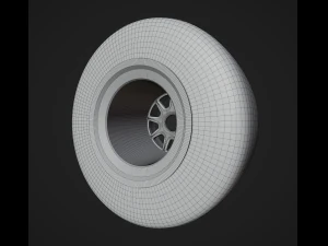 Wheel for formula 1 car 3D Model