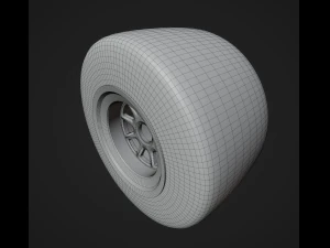 Wheel for formula 1 car 3D Model