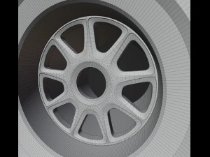 Wheel for formula 1 car 3D Model