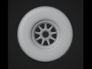 Wheel for formula 1 car 3D-Modell