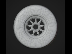 Wheel for formula 1 car 3D Model